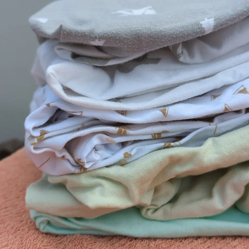 Fitted Sheets For Crib Mattress, 7 Ct Bundle - Picture 2 of 8